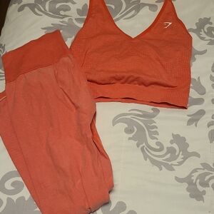 Gymshark Vibrant Activewear Top/Bottom SET